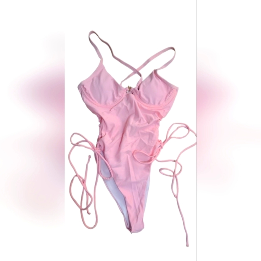 Shein Pink Bathingsuit sz small